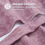 100% Cotton Flannel Melange Two-Toned Duvet Cover Set