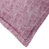 Melange Flannel Cotton Fuzzy Warm Two-Toned Duvet Cover Set