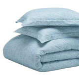 100% Cotton Flannel Melange Two-Toned Duvet Cover Set