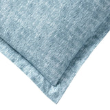 Melange Flannel Cotton Fuzzy Warm Two-Toned Duvet Cover Set