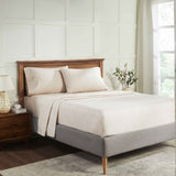 100% Cotton Flannel Sheet Set Warm Two-Toned Melange Deep Pocket