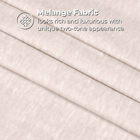 100% Cotton Flannel Sheet Set Warm Two-Toned Melange Deep Pocket