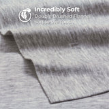 100% Cotton Flannel Sheet Set Warm Two-Toned Melange Deep Pocket