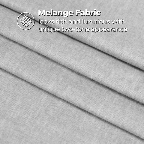 100% Cotton Flannel Sheet Set Warm Two-Toned Melange Deep Pocket
