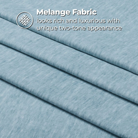 100% Cotton Flannel Sheet Set Warm Two-Toned Melange Deep Pocket