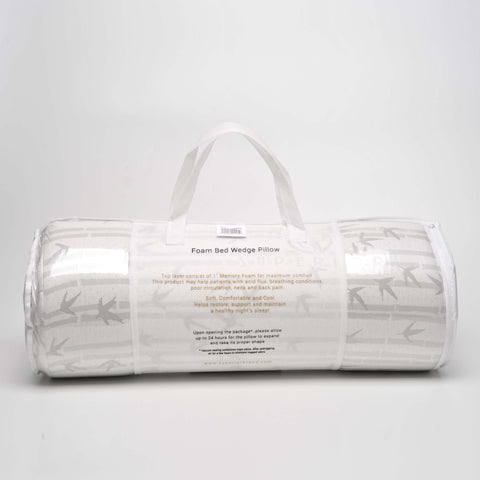 Memory Foam Sleeping Support Wedge Pillow, Removable Cover