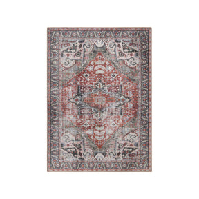 Mesa Rustic Distressed Medallion Indoor Area Rug or Runner Rug