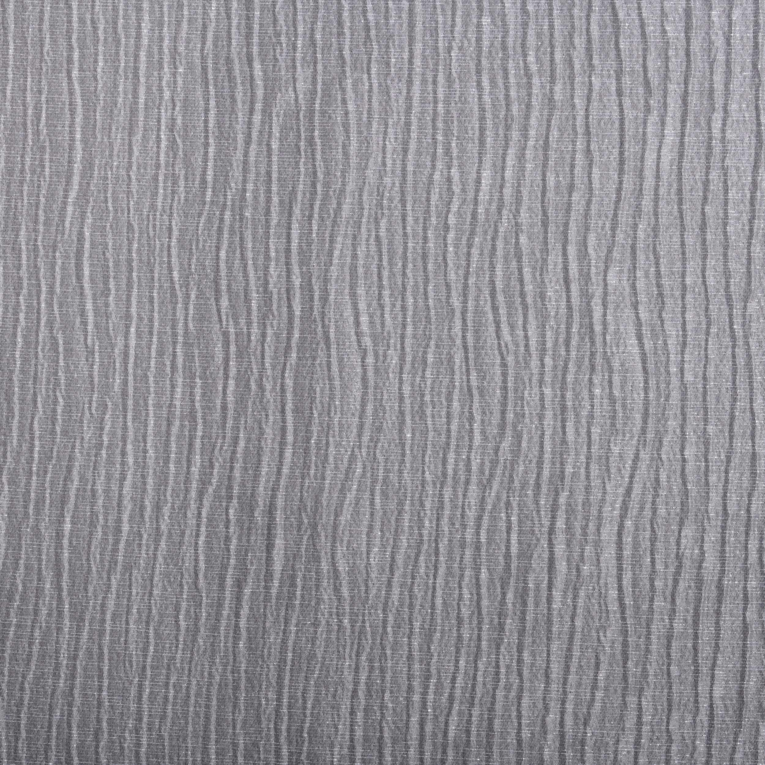 Metallic Cascade Jacquard Textured Solid Curtain Panel Set