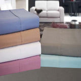 Microfiber Embossed Basketweave Deep Pocket Bed Sheet Set