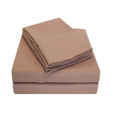 Microfiber Embossed Basketweave Deep Pocket Bed Sheet Set