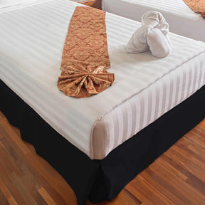 Microfiber Wrinkle-Free Solid 15-Inch Drop Bed Skirt