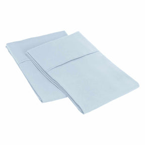 Microfiber Wrinkle Resistant Solid 2 Piece Pillowcase Set