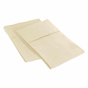 Microfiber Wrinkle Resistant Solid 2 Piece Pillowcase Set