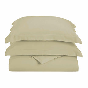 Microfiber Wrinkle Resistant Solid Duvet Cover Set