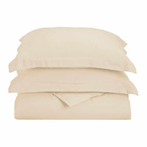 Microfiber Wrinkle Resistant Solid Duvet Cover Set