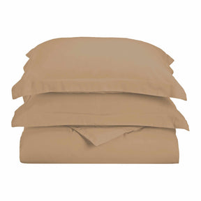 Microfiber Wrinkle Resistant Solid Duvet Cover Set