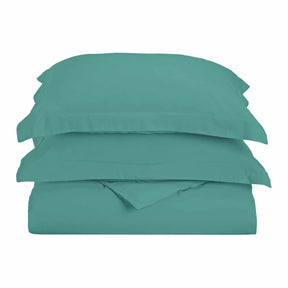 Microfiber Wrinkle Resistant Solid Duvet Cover Set