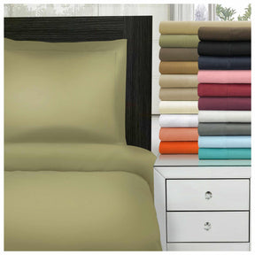 Microfiber Wrinkle Resistant Solid Duvet Cover Set
