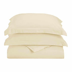 Microfiber Wrinkle Resistant Solid Duvet Cover Set