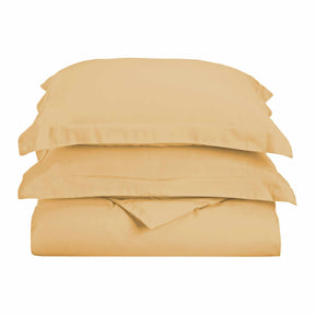 Microfiber Wrinkle Resistant Solid Duvet Cover Set