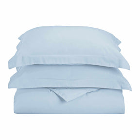Microfiber Wrinkle Resistant Solid Duvet Cover Set