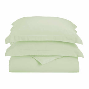 Microfiber Wrinkle Resistant Solid Duvet Cover Set