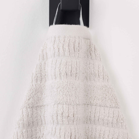 Mika Smart Twist Viscose Cotton Blend Solid Ribbed 8 Piece Towel Set