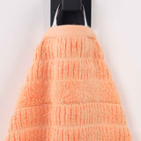 Viscose Cotton Blend Ribbed Bath Towel Set of 2