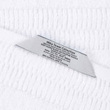 Viscose Cotton Blend Ribbed Bath Towel Set of 2