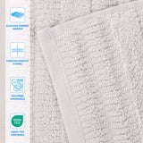 Mika Smart Twist Viscose Cotton Blend Face Towels Washcloths Set of 12