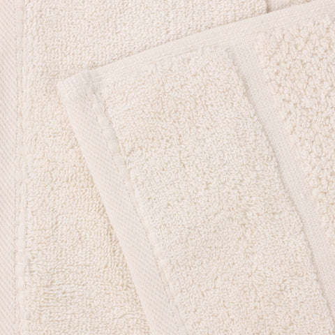 Mile Smart Twist Viscose Cotton Blend Solid 8 Piece Towel Set
