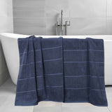 Mile Smart Twist Viscose Cotton Blend Solid Bath Sheets, Set of 2