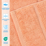 Mile Smart Twist Viscose Cotton Blend Solid Bath Sheets, Set of 2