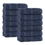 Mile Smart Twist Viscose Cotton Blend Face Towels Washcloths Set of 12