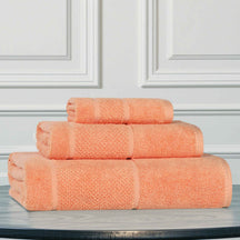 Mile Smart Twist Viscose Cotton Blend Solid 3 Piece Towel Set