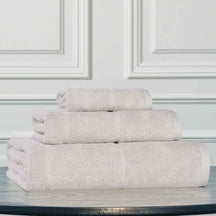 Mile Smart Twist Viscose Cotton Blend Solid 3 Piece Towel Set