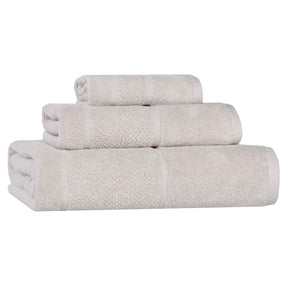 Mile Smart Twist Viscose Cotton Blend Solid 3 Piece Towel Set