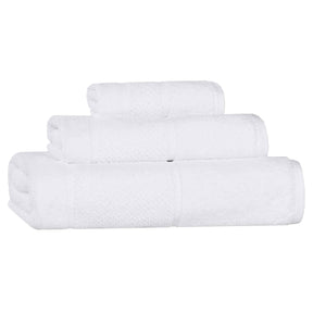 Mile Smart Twist Viscose Cotton Blend Solid 3 Piece Towel Set