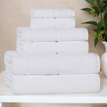 Mile Smart Twist Viscose Cotton Blend Solid 6 Piece Towel Set