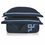 Miller Embroidered Border Cotton Duvet Cover Set