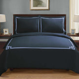 Miller Embroidered Border Cotton Duvet Cover Set