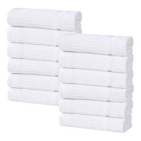 Milo Smart Twist Viscose Cotton Blend Face Towels Washcloths Set of 12