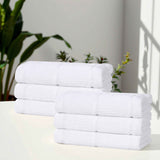 Milo Smart Twist Viscose Cotton Blend Solid Hand Towels, Set of 6