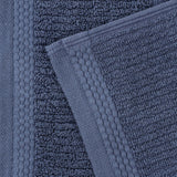 Milo Smart Twist Viscose Cotton Blend Solid Ribbed 12 Piece Towel Set