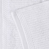 Milo Smart Twist Viscose Cotton Blend Solid Ribbed 12 Piece Towel Set