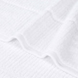 Milo Smart Twist Viscose Cotton Blend Solid Ribbed 12 Piece Towel Set
