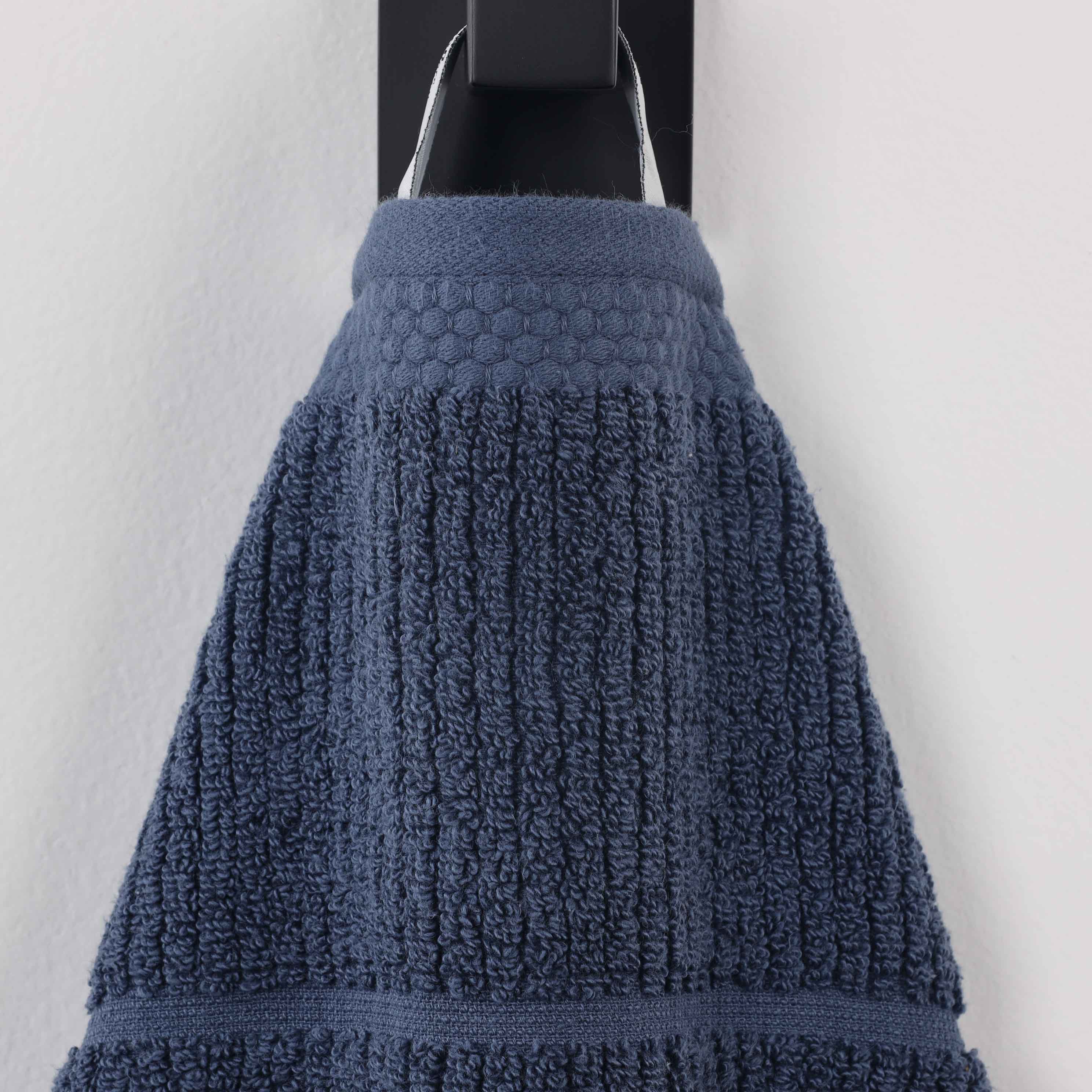 Milo Smart Twist Viscose Cotton Blend Solid Ribbed 8 Piece Towel Set