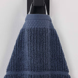 Milo Smart Twist Viscose Cotton Blend Solid Ribbed 8 Piece Towel Set