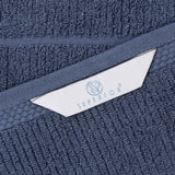 Milo Smart Twist Viscose Cotton Blend Solid Ribbed 3 Piece Towel Set