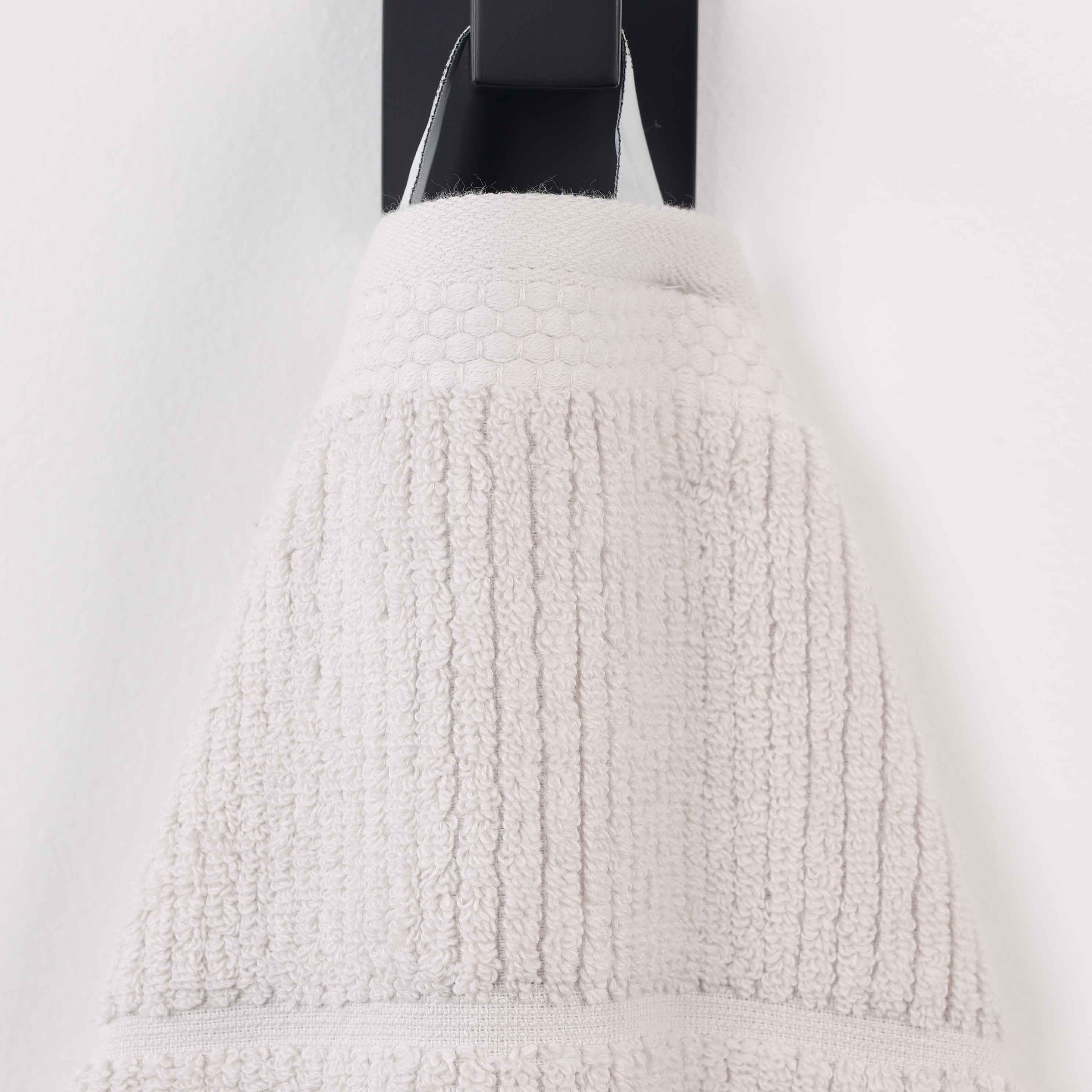 Milo Smart Twist Viscose Cotton Blend Solid Ribbed 3 Piece Towel Set